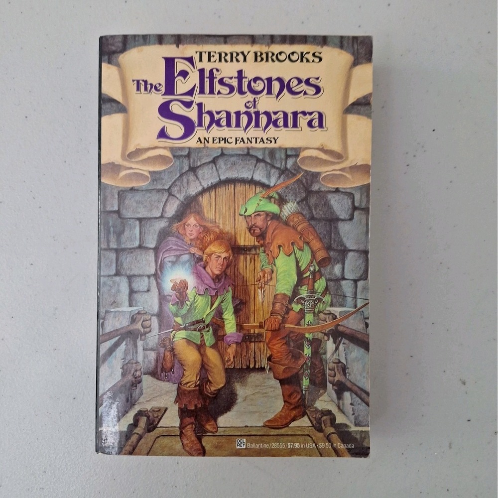 RARE 1982 First Edition The Elfstones of Shannara Terry Brooks An Epic Fantasy
